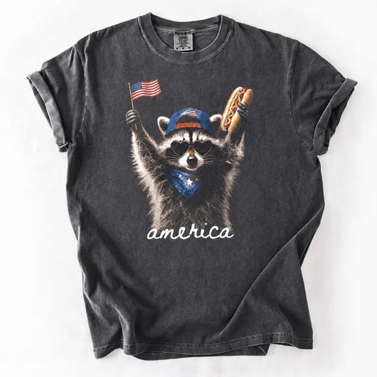 Feral & Free Raccoon Shirt
